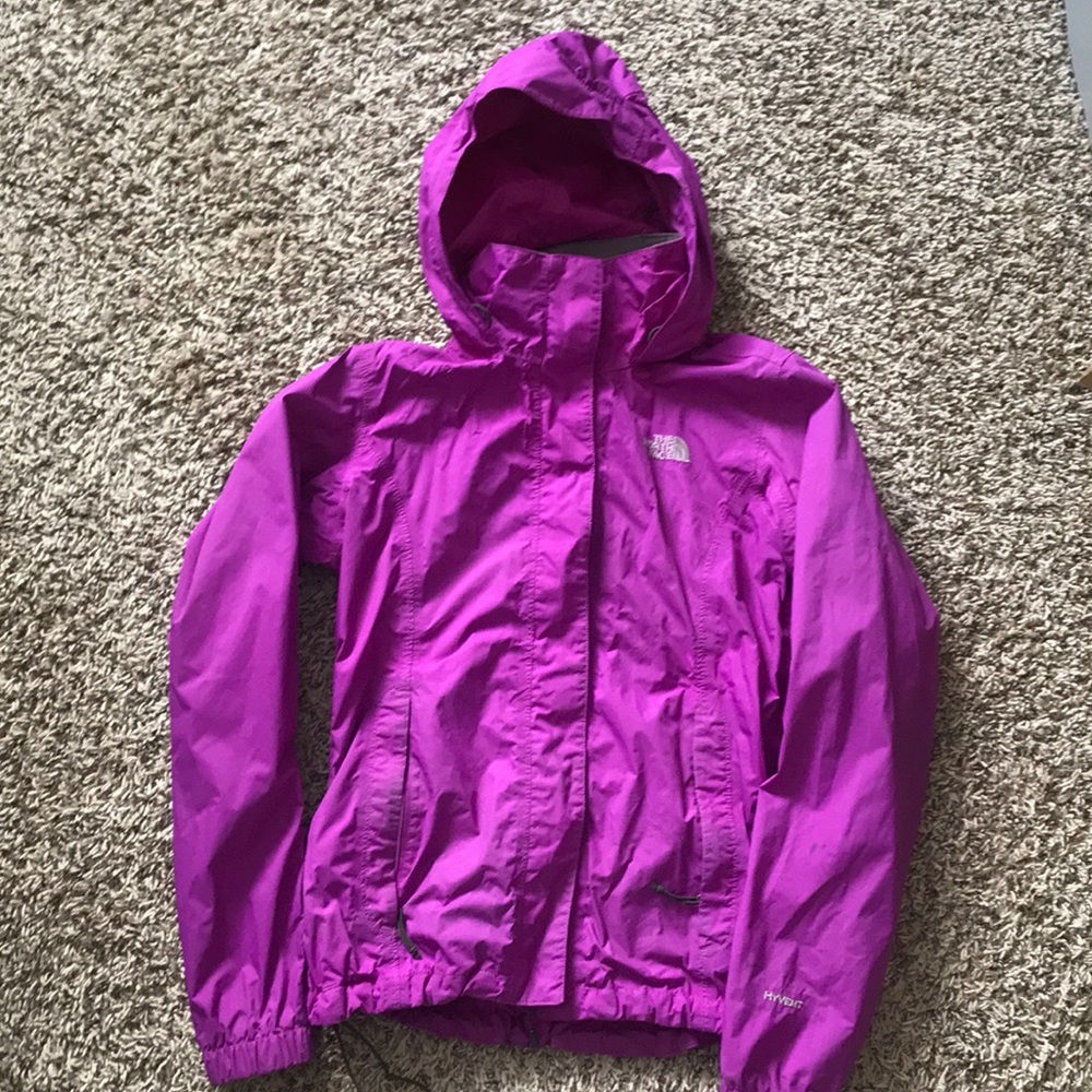 Purple North Face jacket